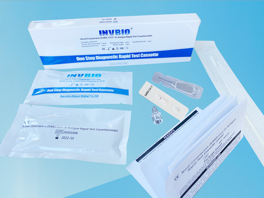Invbio 항원 키트 테스트 비침습적 비강 면봉 Covid-19