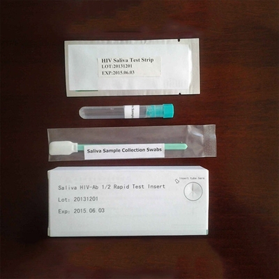 항체 HIV 탐지 전염병 급속한 시험 장비 전혈 혈장 타액 표본 25 시험
