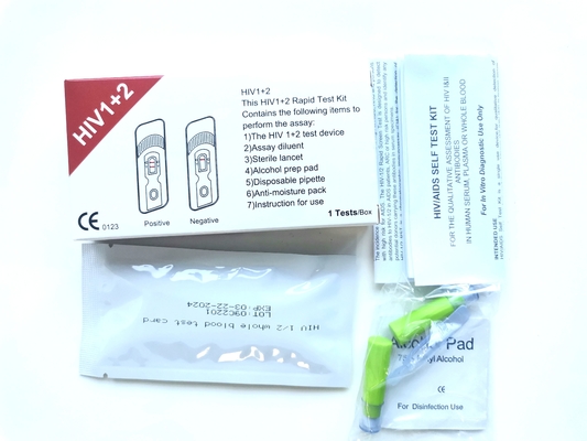 집에 전염병 치료를 위한 25 PC Hiv 신속 시험 장비