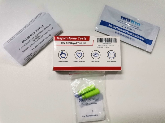 25 PC 보존혈액 증상을 나타내는 Hiv 신속 시험 장비 가정용 자체 시험
