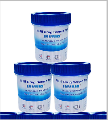 12개의 다른 약물 개인적 12개 패널 타액 약물 시험 컵 장비를 위한 FDA 다중 약물 검사
