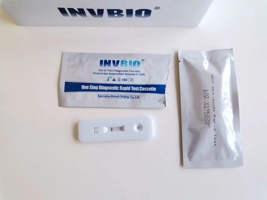 집 빠른 결과 항체 자체 시험에 있는 원스텝 하크프 빠른 카드 검사