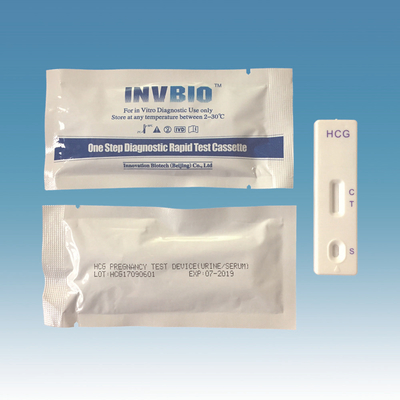 25mlU/Ml 다산성 시험 키트 임신 하크그 시험 카드 CE ISO 13485