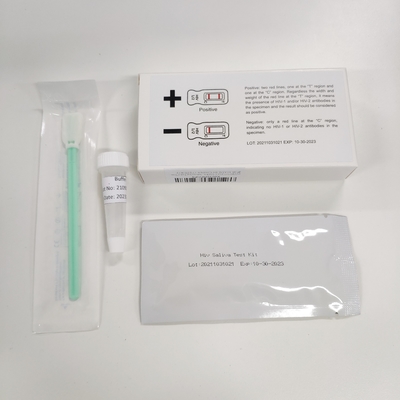 항체 HIV 탐지 전염병 급속한 시험 장비 전혈 혈장 타액 표본 25 시험