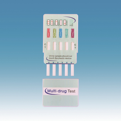 MSDS 다중 약 시험 패널은 집에 아지빙산 디옥틸 의학 진단 테스트 키트를 사용합니다