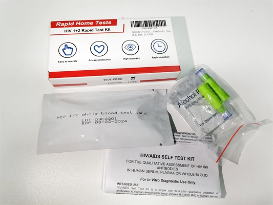 가정용 시험 Hiv 1/2 빠른 Hiv 테스트는 Ivd 정확도 99%를 장비를 답니다