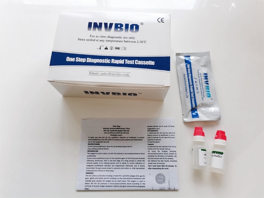 빠른 단일 스텝 반대 HIV  1시 2분 OEM Hiv는 장비 인스턴트식품을 시험합니다