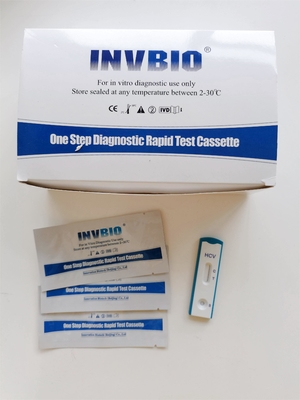 CE는 전염병 신속 시험 장비 HCV C형간염 항체 아교질금을 표시했습니다