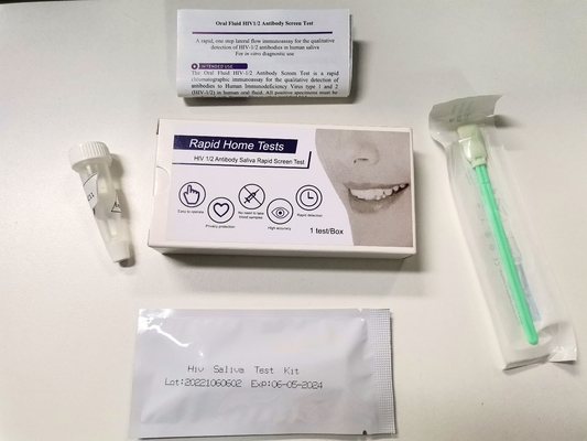 혈액 타액 구강 없는 가정용 시험에 쉬운 정확한 Hiv 1&amp;2 빠른 스크린 테스트