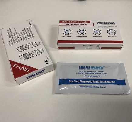 Oem HIV 급검증 키트 전혈 진단 가정용 자기 검사
