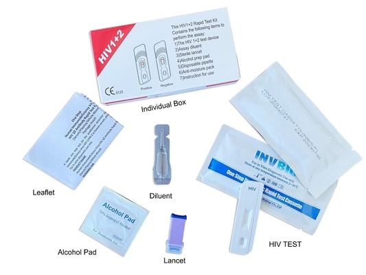 빠른 핑거 귀찮은 사람은 Std 빠른 Hiv 혈액 시험 키트 Ce Iso 증명서를 결정합니다