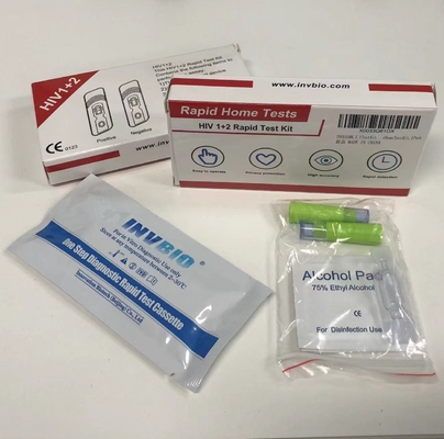 높은 민감한 1/2 빠른 Hiv 시험 키트 가정용