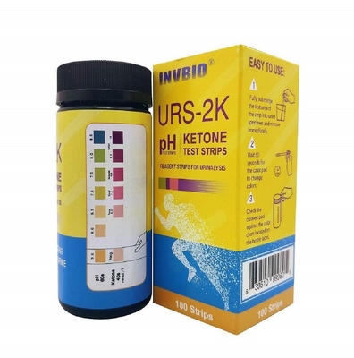 Urs-1232 60s 케토 소변 스트립 FDA CE FSC 승인