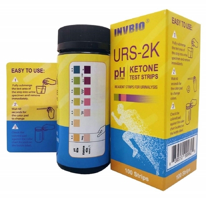 Urs-1232 60s 케토 소변 스트립 FDA CE FSC 승인