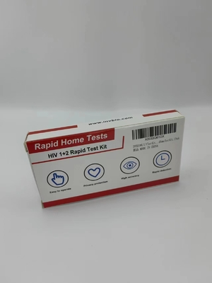 빠른 수직 플로우는 집 빠른 검출에 단일 스텝 Hiv 1시 2분 시험 키트를 돕습니다