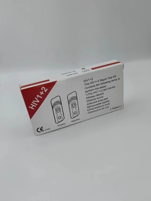 빠른 수직 플로우는 집 빠른 검출에 단일 스텝 Hiv 1시 2분 시험 키트를 돕습니다