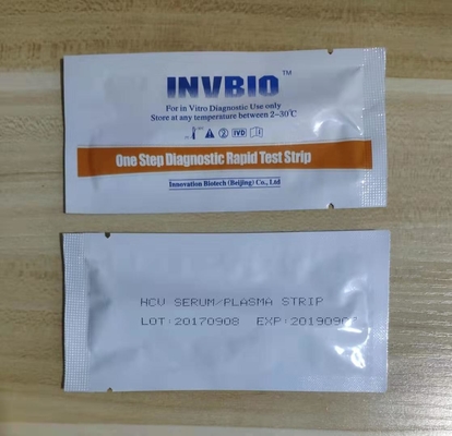 Hep C 항체 Hcv 시험 지구 C형 간염 선별 진단 100 시험/상자