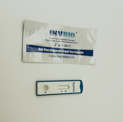 Ivd 매독 신속 시험 카세트 전염병 증상을 나타내는 CE 증명서