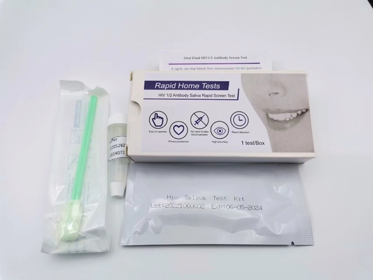99% Oraquick 침 HIV 구강 스랩 검사 정확성 Invbio In Vitro 진단 사용