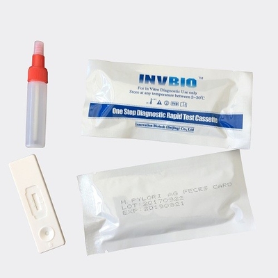 빠른 H.Pylori 항원 그루터기 시험 카세트 / 장치 Ce는 찬성했습니다
