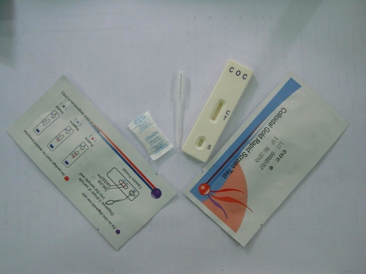 FDA COC 코카인 마약 남용 검사 장비 카세트 3.00 밀리미터 가정 테스팅