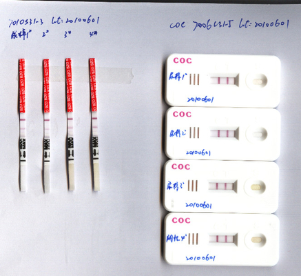 FDA COC 코카인 마약 남용 검사 장비 카세트 3.00 밀리미터 가정 테스팅