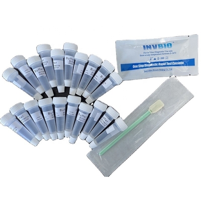 INVBIO 정확도 코로나바이러스 타액 르트크 테스트 5pcs/ 박스 정성 검정