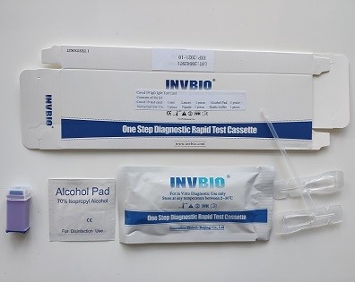 INVBIO를 시험하는 SARS-CoV-2 코로나바이러스 이그그 igm 항체 시험 키트 단일 스텝 본인