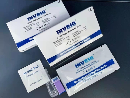 FDA CE는 코비드 19 신속 시험 카드 이그그 igm 항체 가정 키트를 승인했습니다