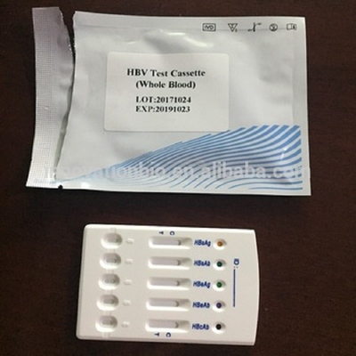 B 형 간염 다중 5 시험 패널을 위한 HBV 전염병 빠른 시험 키트