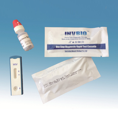 의학 IVD 보존혈액 트리 라인 HIV 신속 시험 장비 정확도 99%