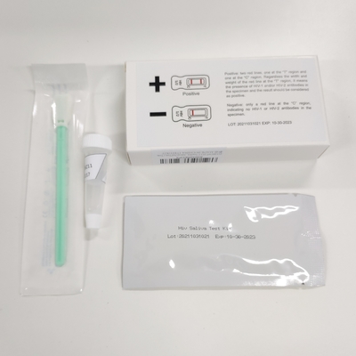 의학 Ivd 전염병 급속한 시험 장비 1단계 HIV 타액